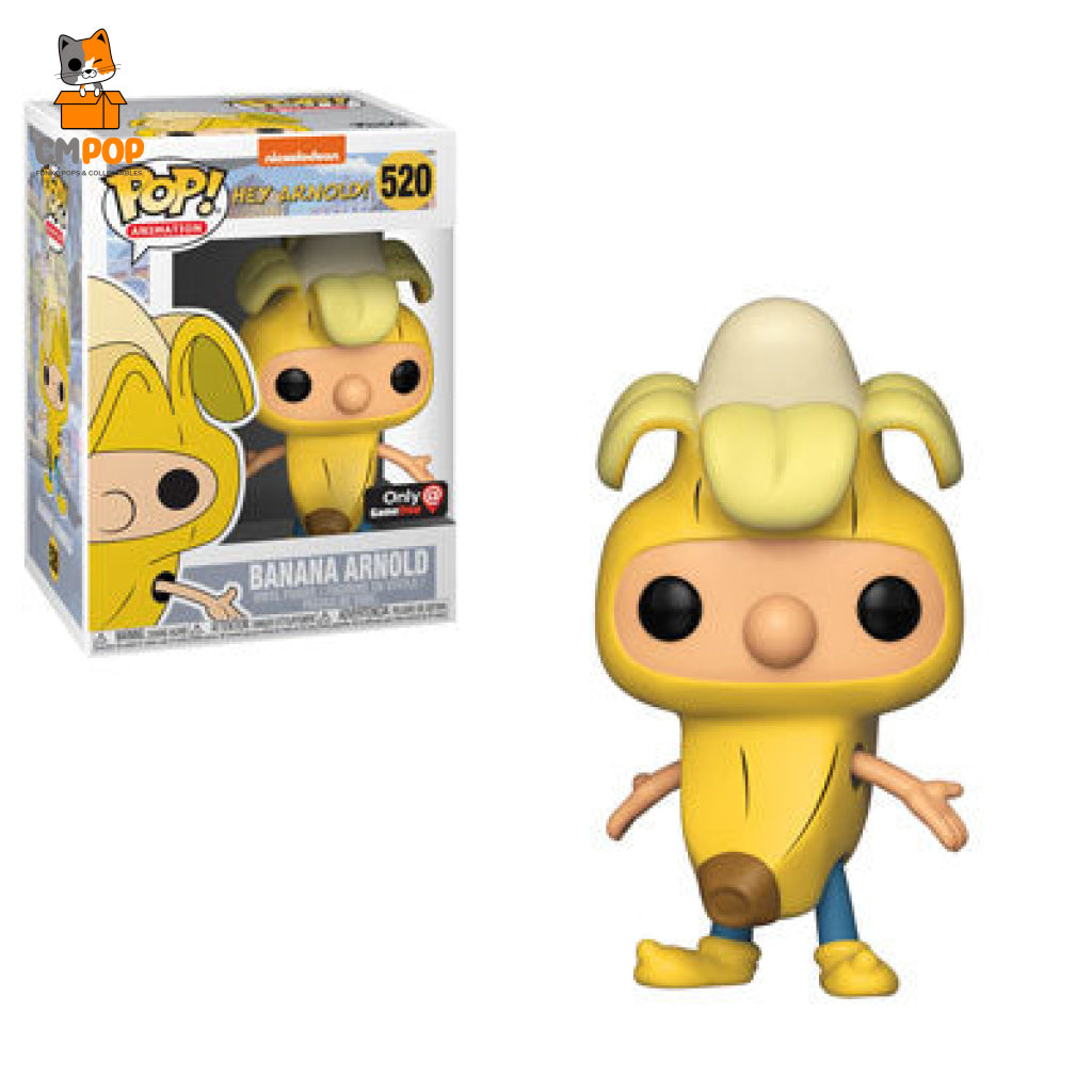 Banana Arnold - #520 Funko Pop! Animation Nickelodeon Hey Game Stop Exclusive Pop