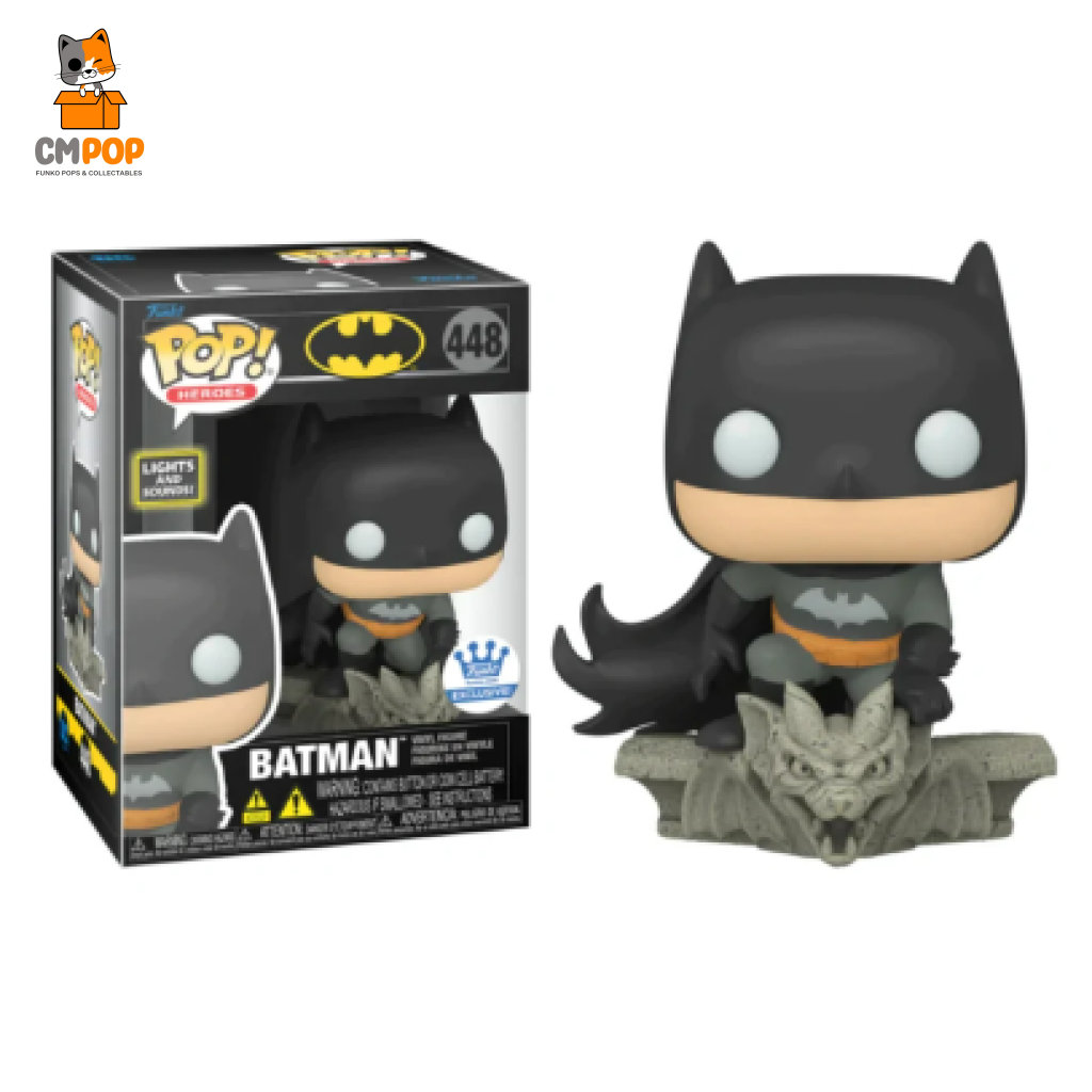 Batman - #448 Funko Pop! Heroes Exclusive Lights & Sounds Pop