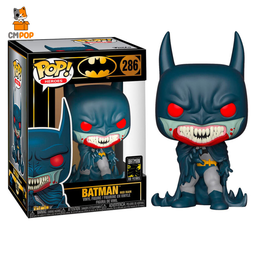 Batman Red Rain - #286 Funko Pop! Dc 80 Years Pop