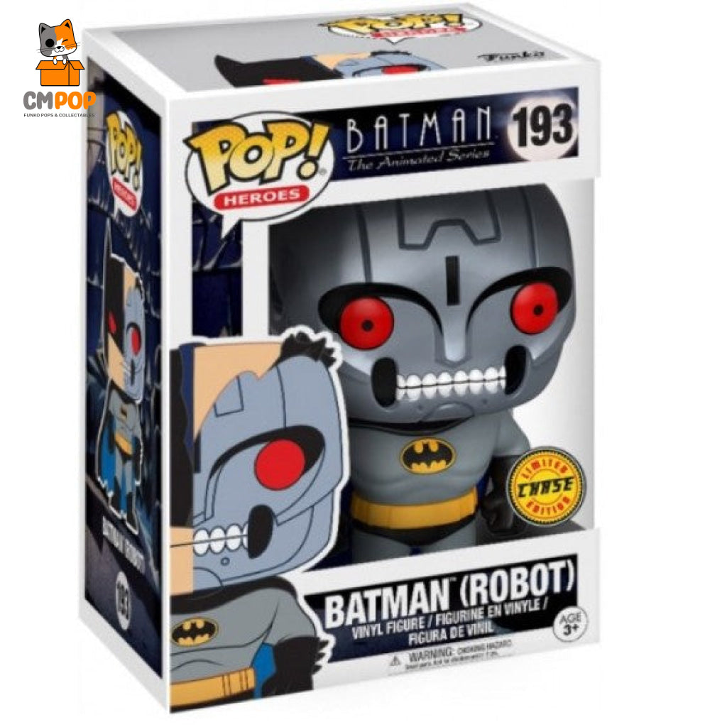 Batman Robot Chase - #193 Funko Pop! Dc 8/10 Condition Pop