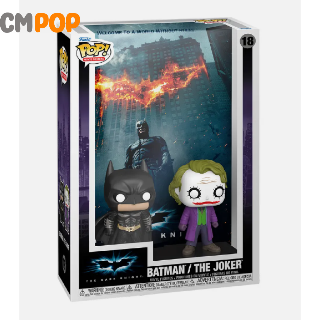 Batman/ The Joker - Dark Knight (Poster) #18 Funko Pop! Dc Movie Poster Pop