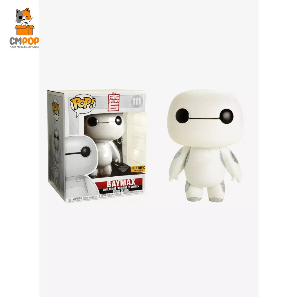 Baymax - #111 Funko Pop! Disney Big Hero 6 Diamond Collection Hot Topic Exclusive Pop