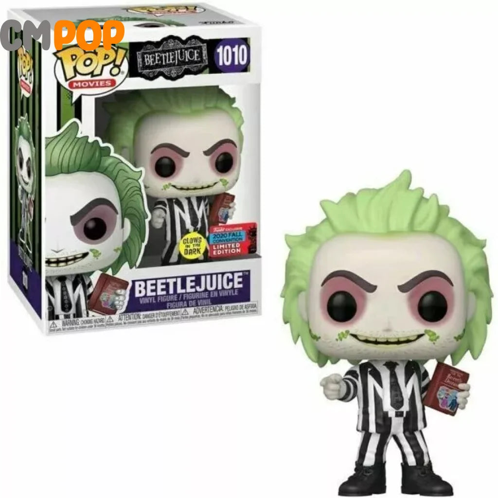 Beetlejuice - #1010 Funko Pop! Horror Nycc 2020 Exclusive 9/10 Condition Pop