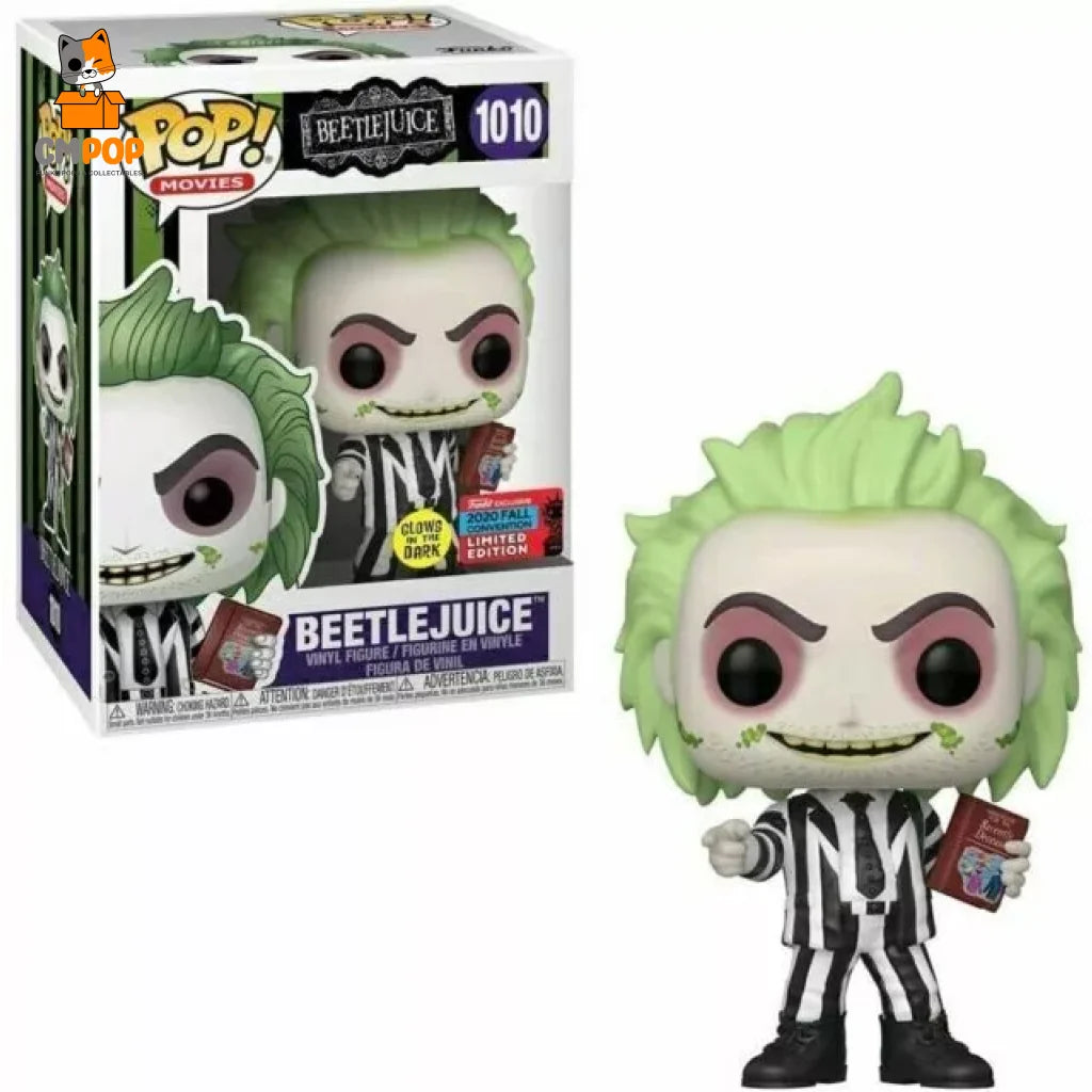 Beetlejuice - #1010 Funko Pop! Horror Nycc 2020 Exclusive 9/10 Condition Pop