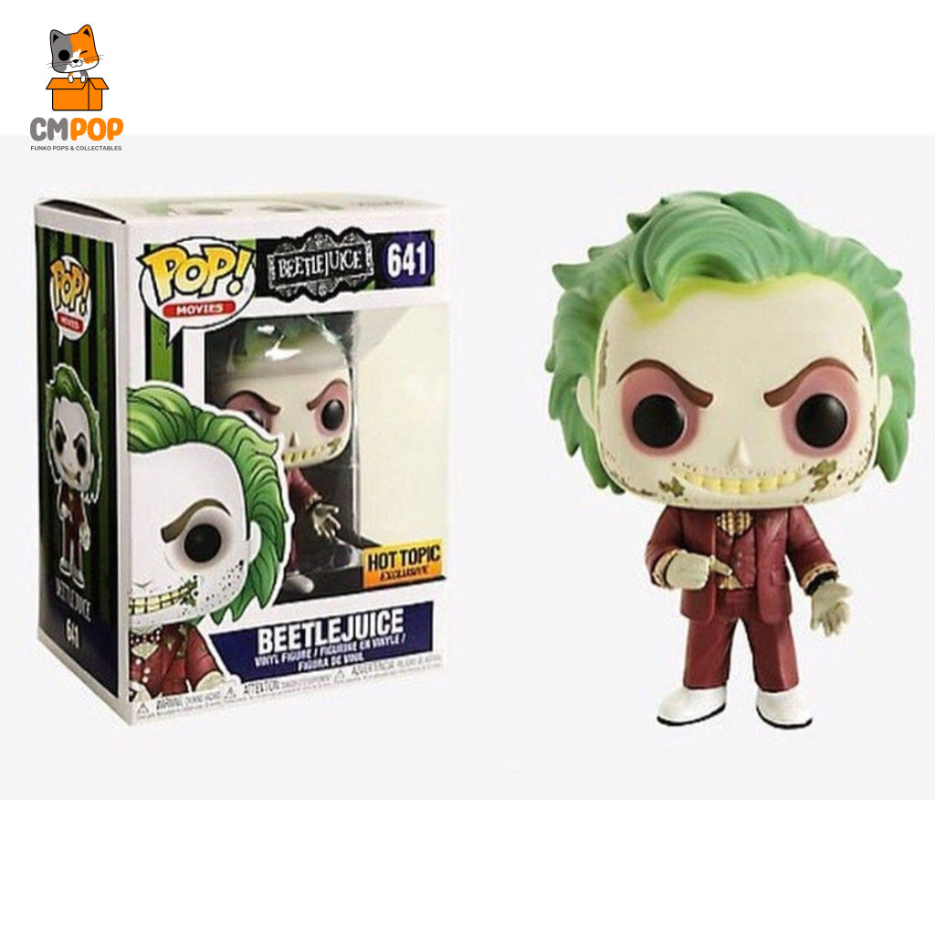 Beetlejuice - #641 Funko Pop! Movies Hot Topic Exclusive