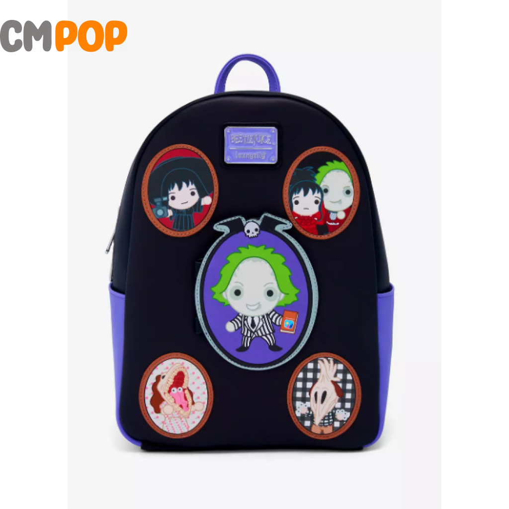 Beetlejuice Character Frames Mini Backpack - Loungefly Cm Pop Exclusive