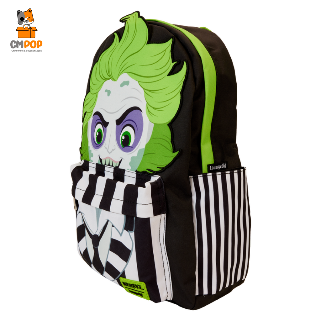 Beetlejuice Cosplay Full Size Nylon Backback - Backpack Loungefly