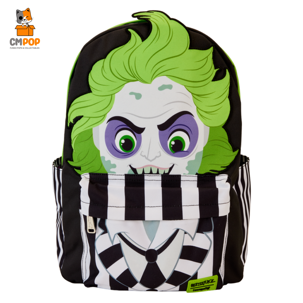 Beetlejuice Cosplay Full Size Nylon Backback - Backpack Loungefly