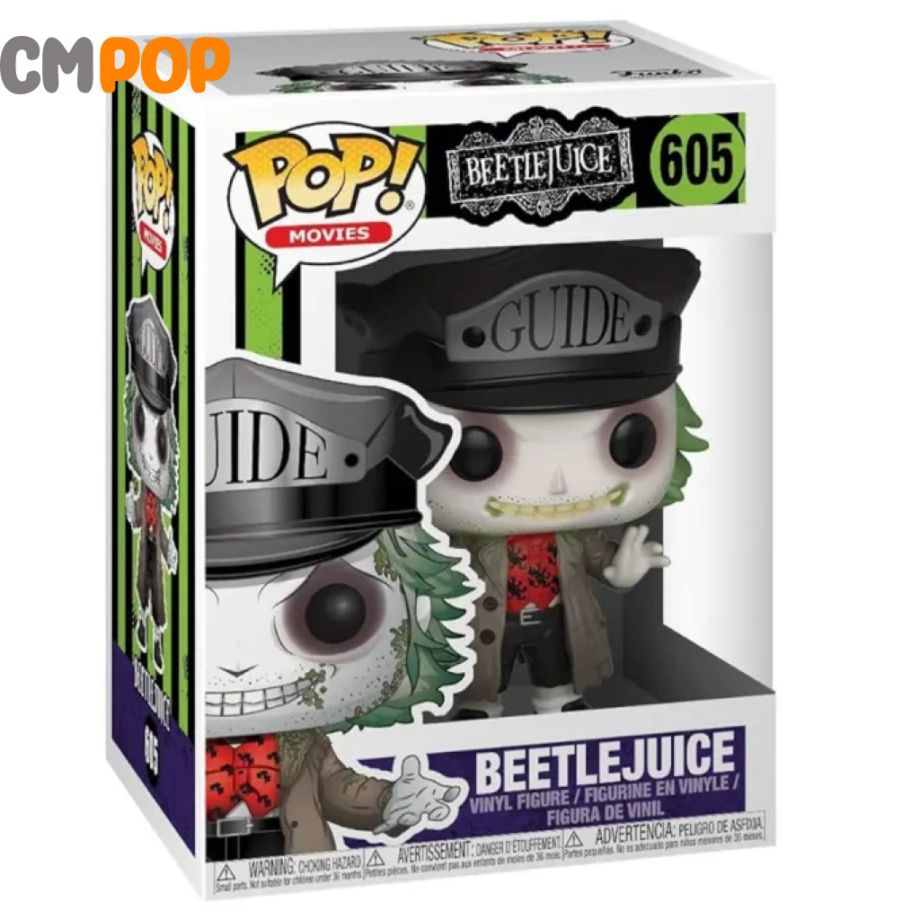 Beetlejuice (Guide Hat) - #605 Funko Pop! Movies Pop