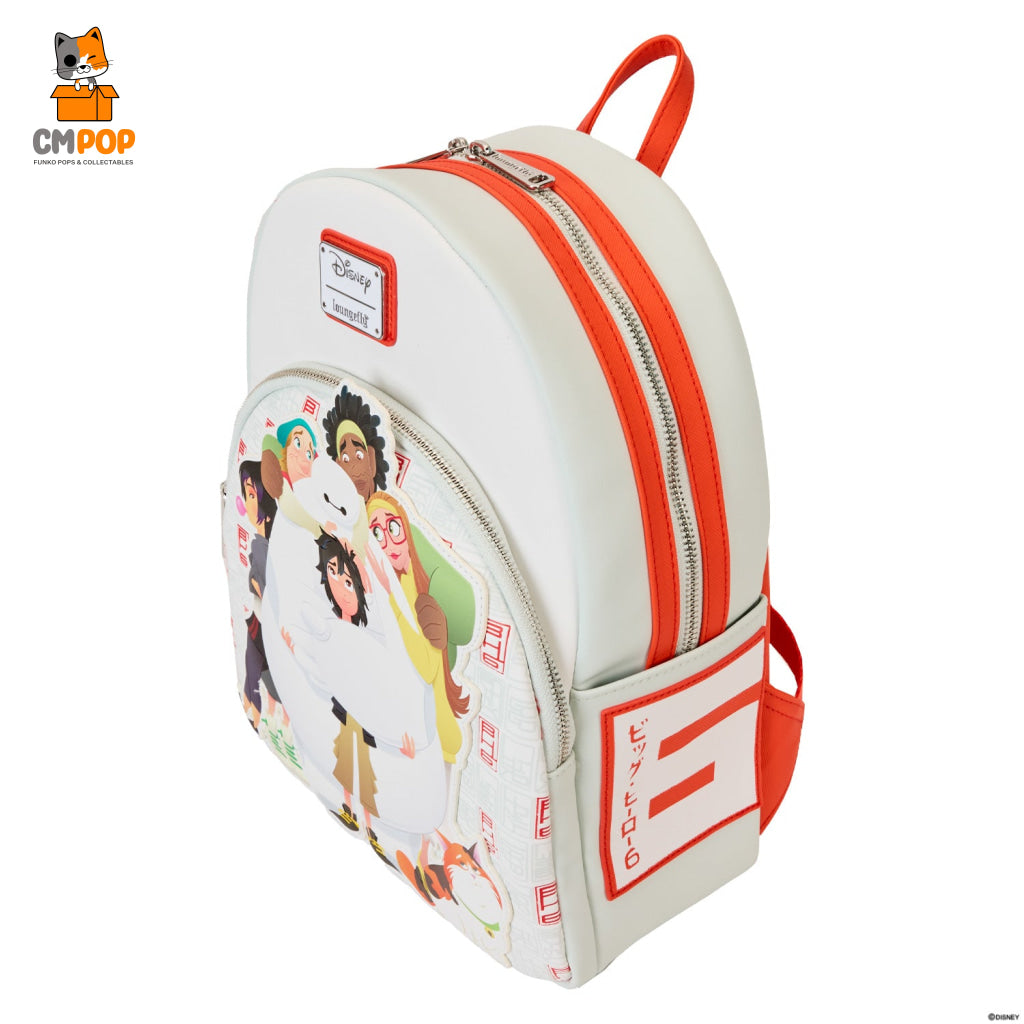 Big Hero 6 10Th Anniversary Baymax Gang Mini Backpack - Loungefly