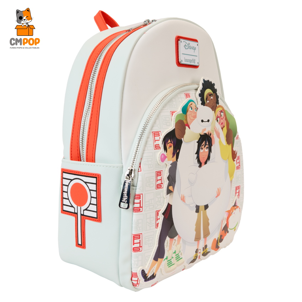 Big Hero 6 10Th Anniversary Baymax Gang Mini Backpack - Loungefly