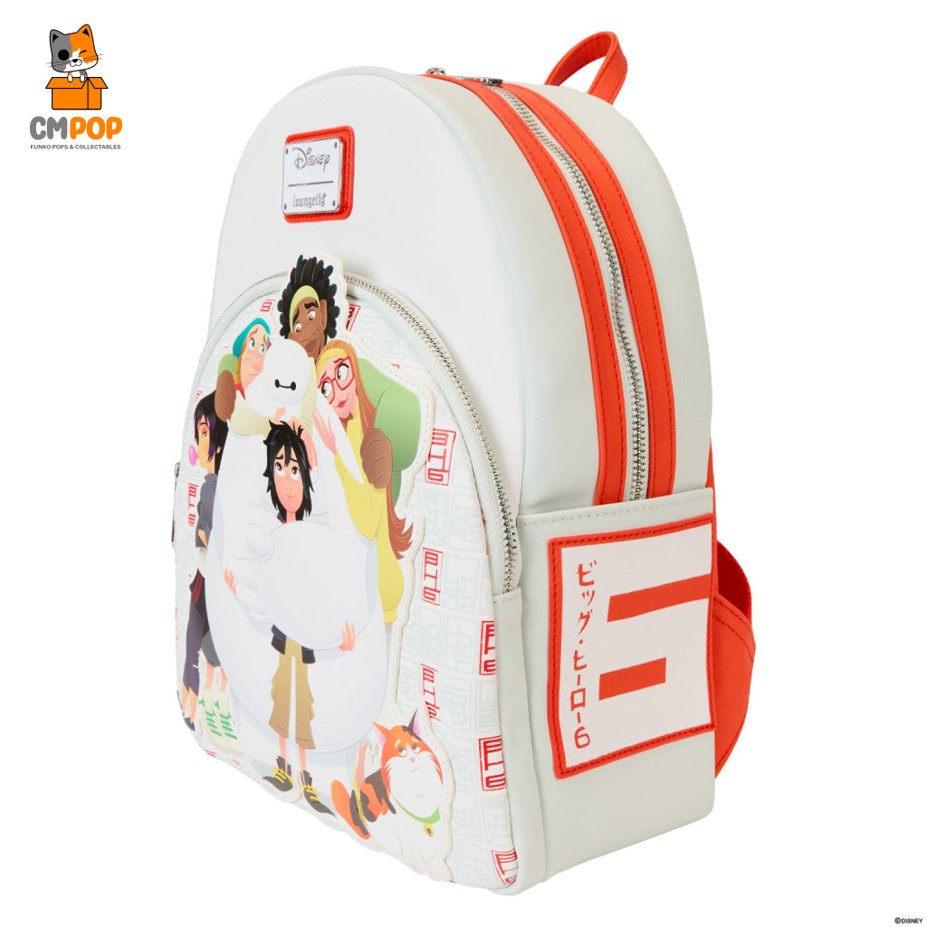 Big Hero 6 10Th Anniversary Baymax Gang Mini Backpack - Loungefly