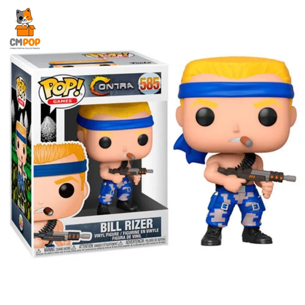 Bill Rizer - #585 Funko Pop! Games Contra Pop