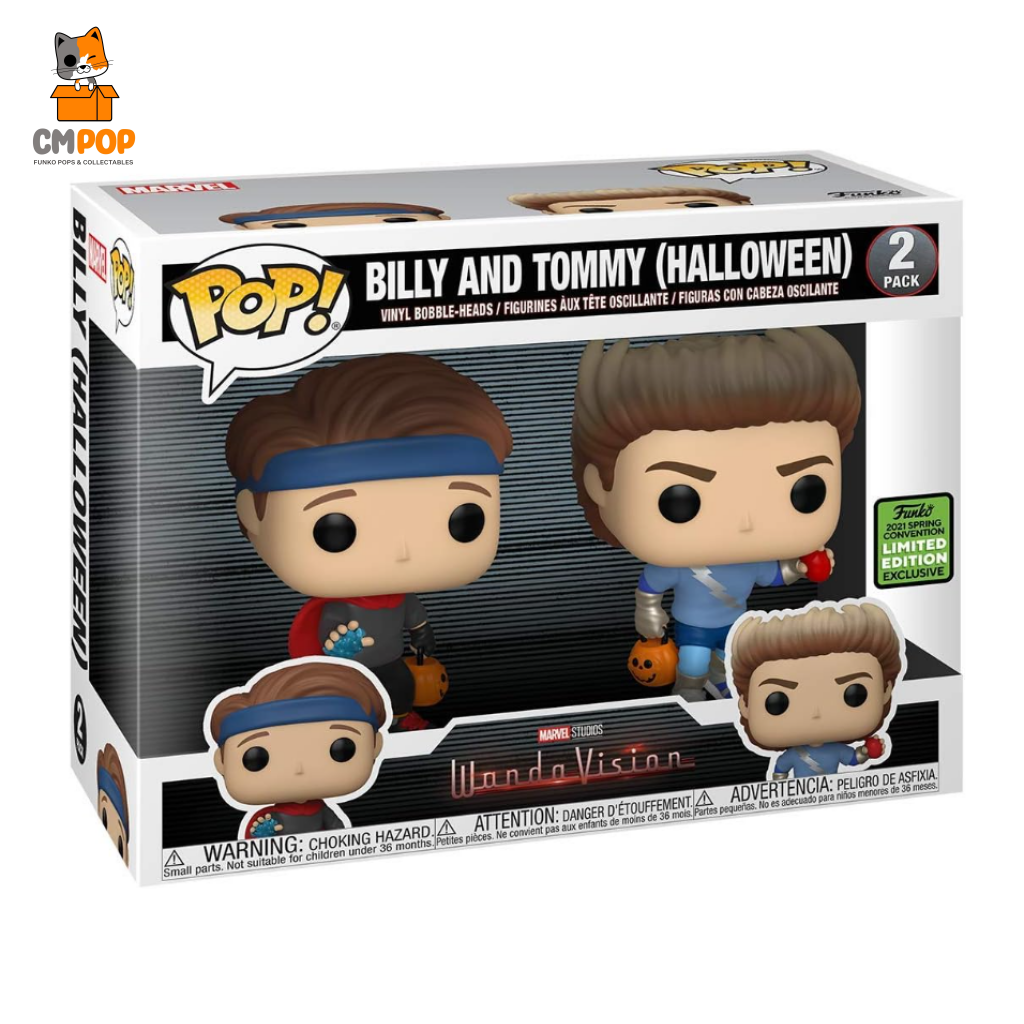Billy And Tommy (Halloween) 2 Pk - Funko Pop! Marvel Wanda Vision 2021 Spring Convention Exclusive