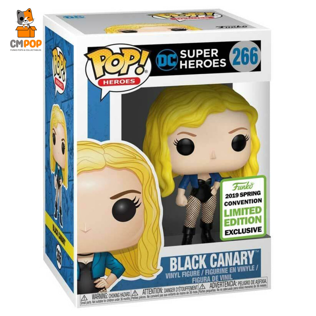 Black Canary - #266 Funko Pop! Heroes Dc 2019 Convention Exclusive Pop