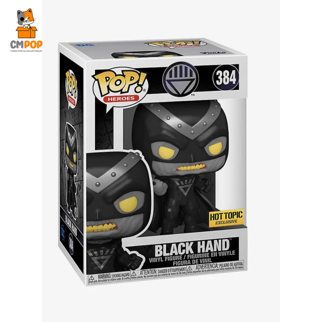 Black Hand - #384 Funko Pop! Dc Super Heroes Hot Topic Exclusive Pop