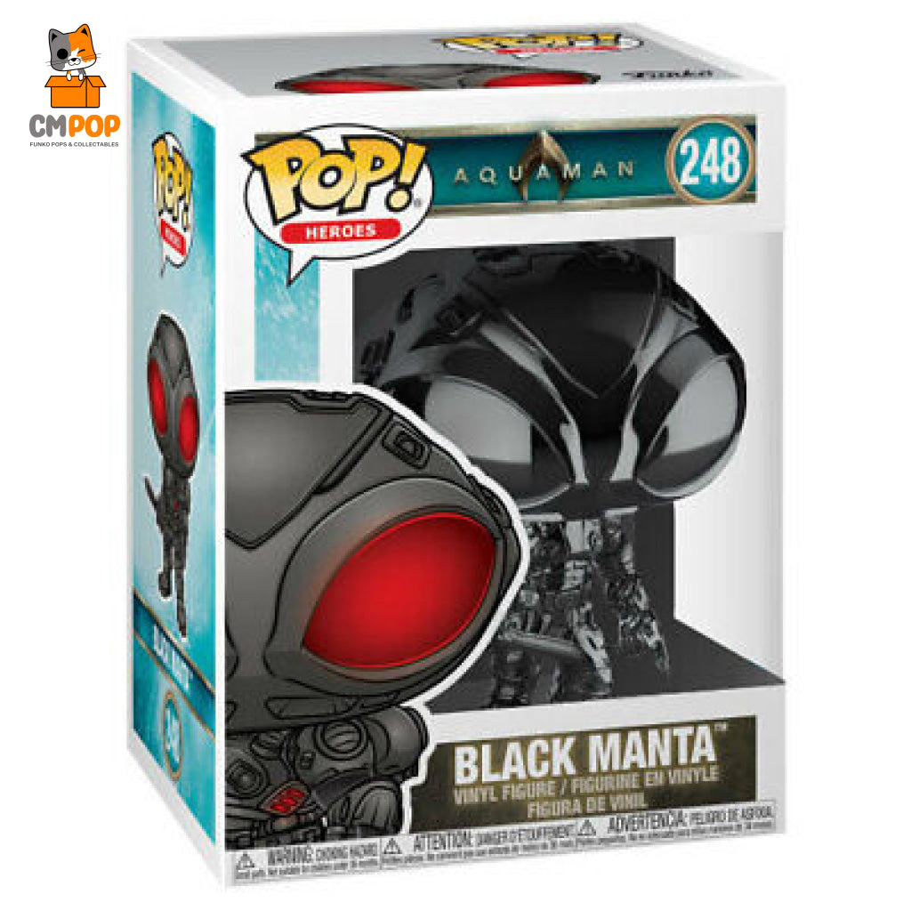 Black Manta - #248 Funko Pop! Heroes Dc Aquaman Pop