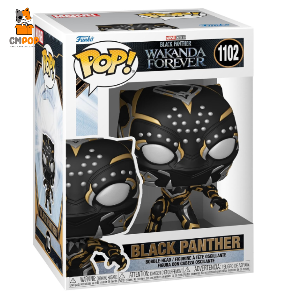 Black Panther - #1102 Funko Pop! Wakanda Forever Marvel Pop