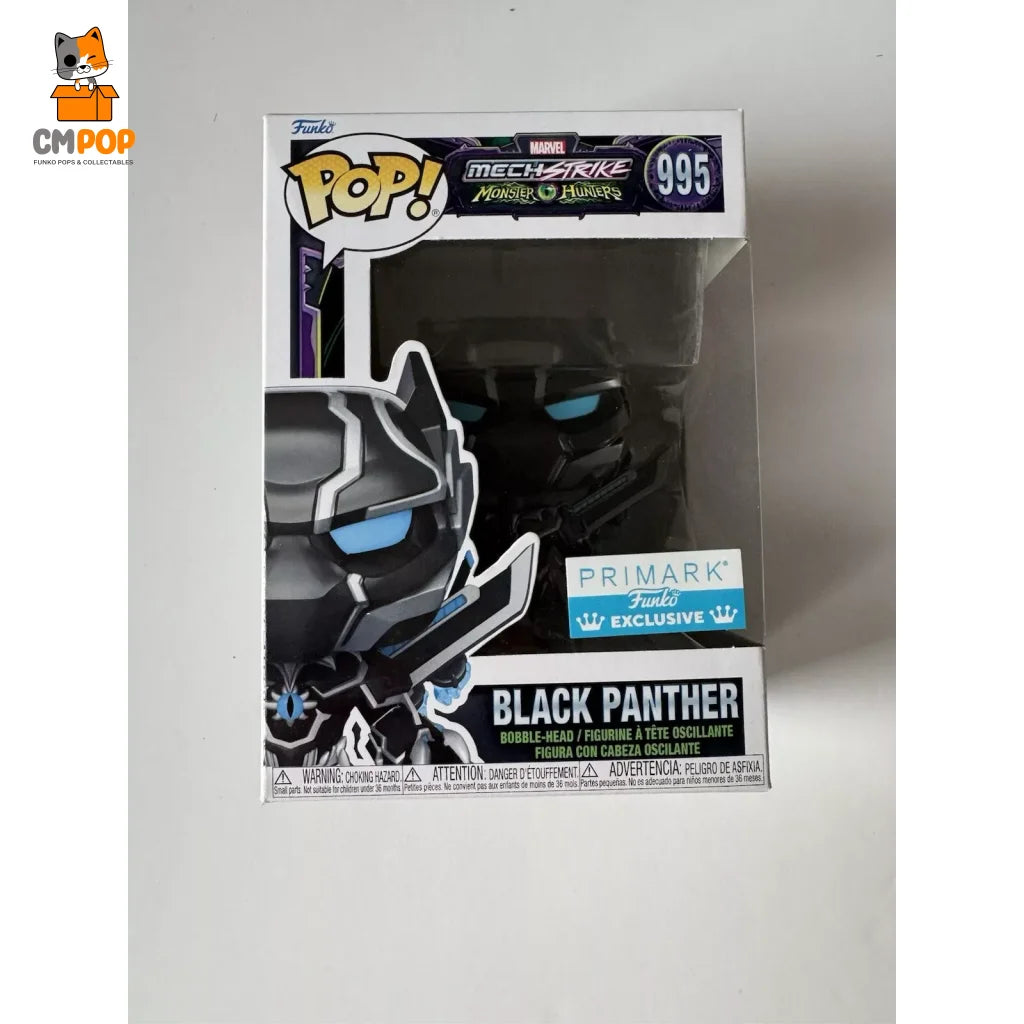 Black Panther - #995 Funko Pop! Marvel Mech Strike Monster Hunters Primark Exclusive Pop