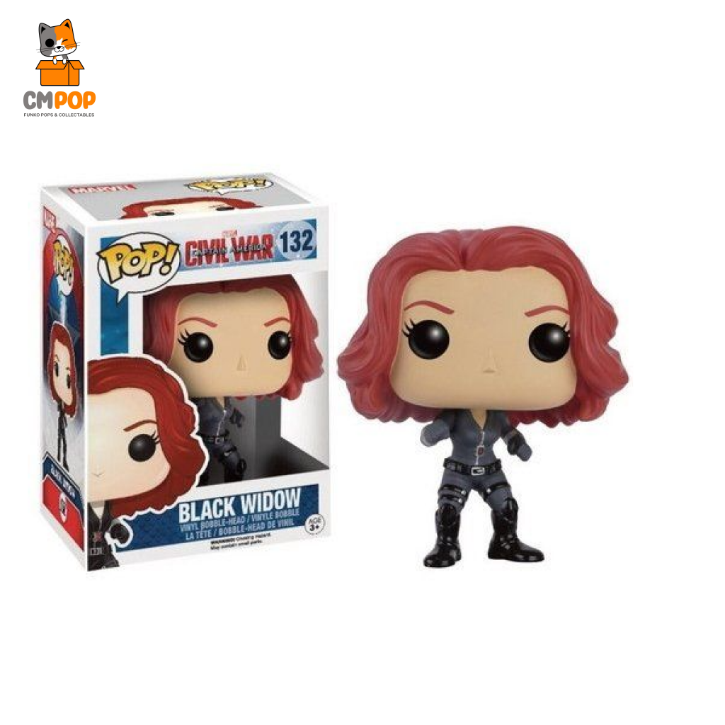 Black Widow - #132 Funko Pop! Marvel Civil War Pop