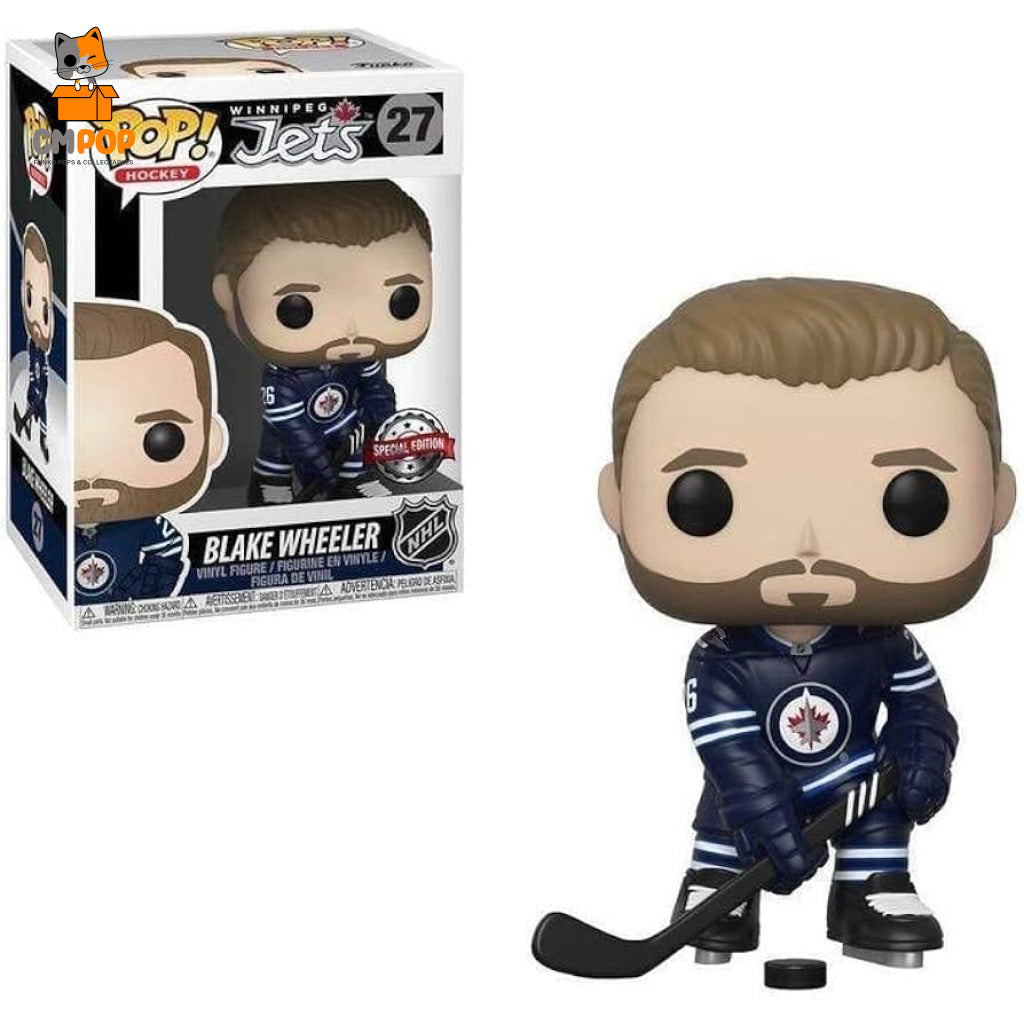 Blake Wheeler - #27 Funko Pop! Hockey Special Edition Nhl Pop