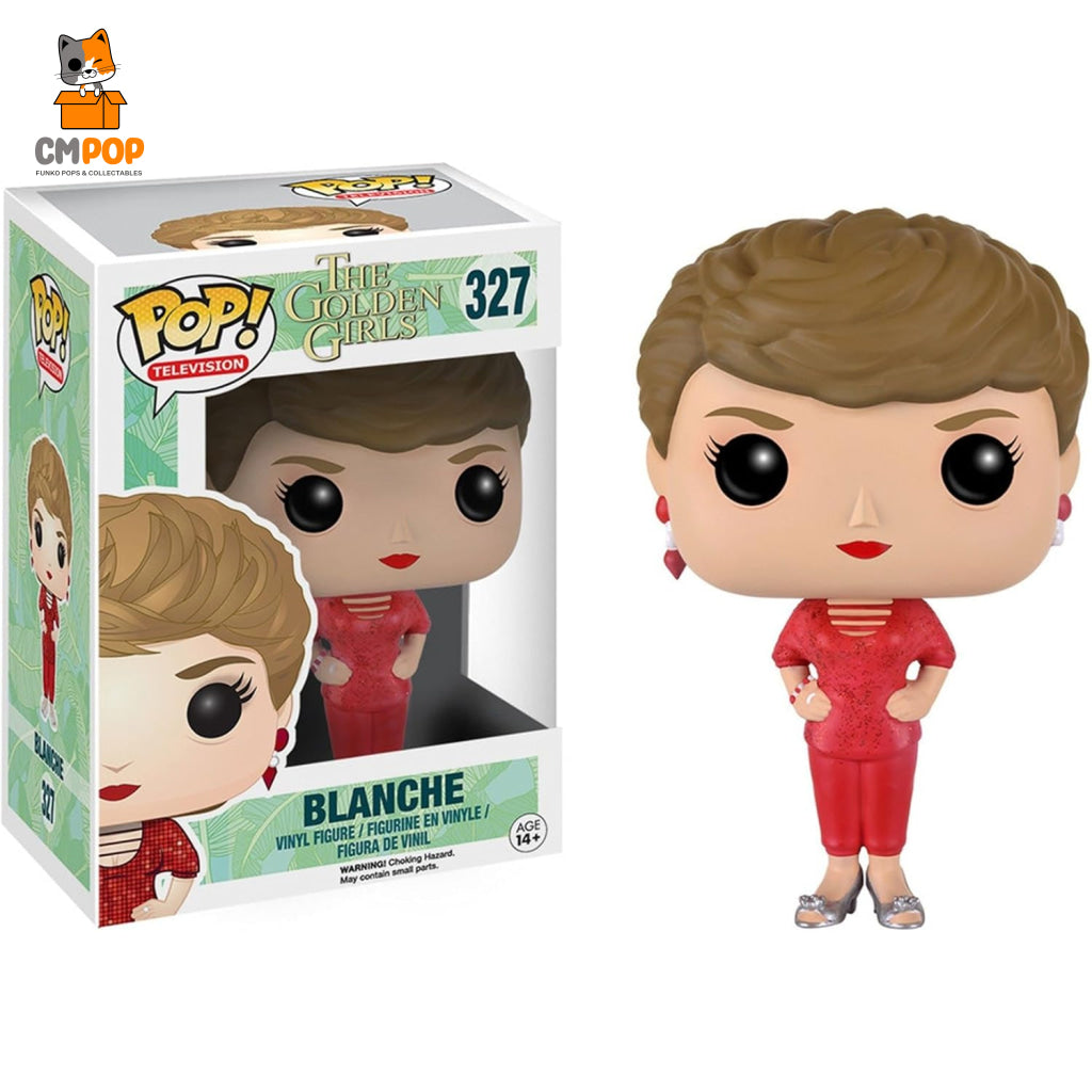 Blanche - #327 Funko Pop! Golden Girls 9/10 Condition Pop