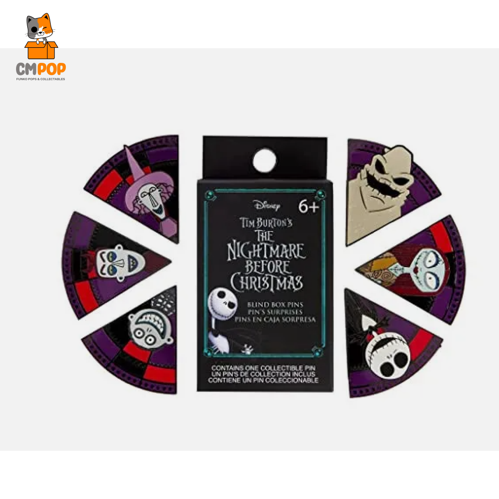 Blind Box Enamel Pins: Nightmare Before Xmas Oogie Boogie Wheel- Loungefly - Pins Funko Pop Pin