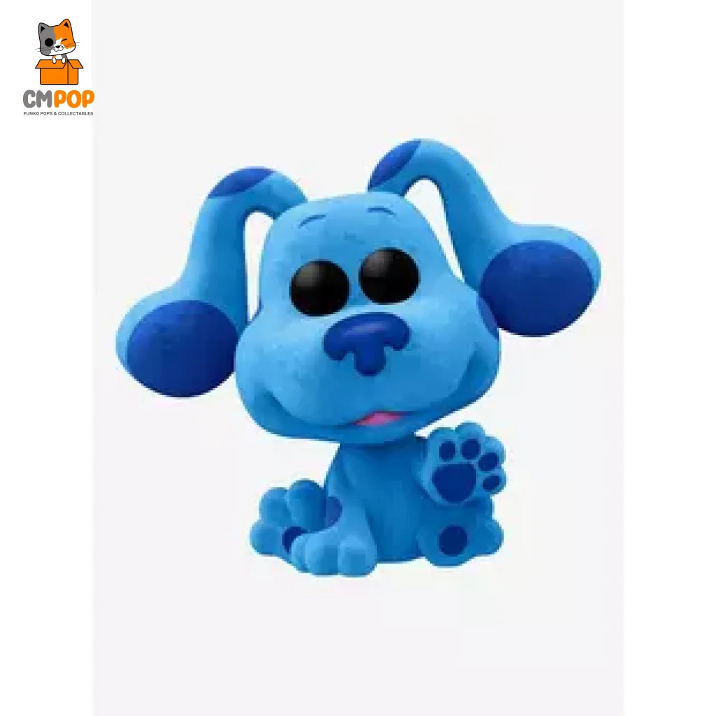 Blue - #1180 Funko Pop! Television Blues Clues Nickelodeon Flocked Hot Topic Exclusive Pop