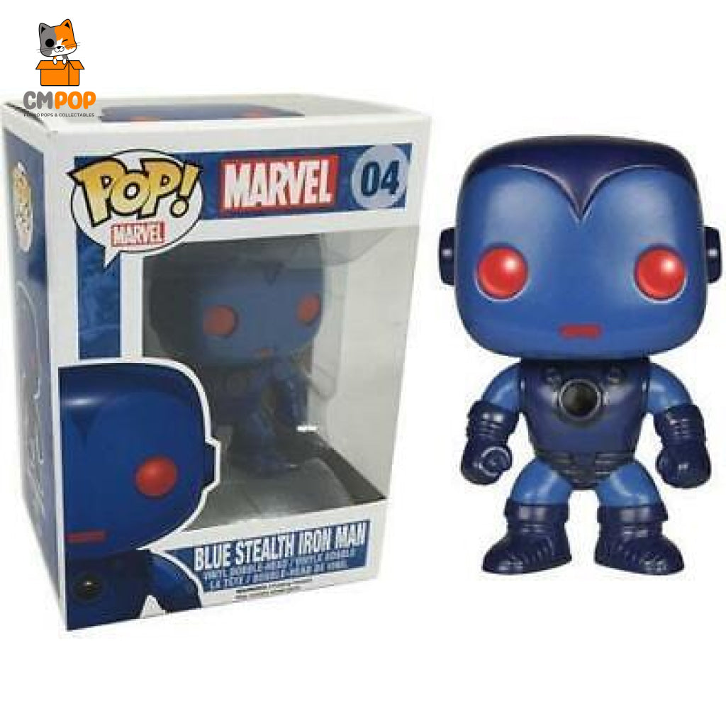 Blue Stealth Iron Man - #04 Funko Pop! Marvel Pop