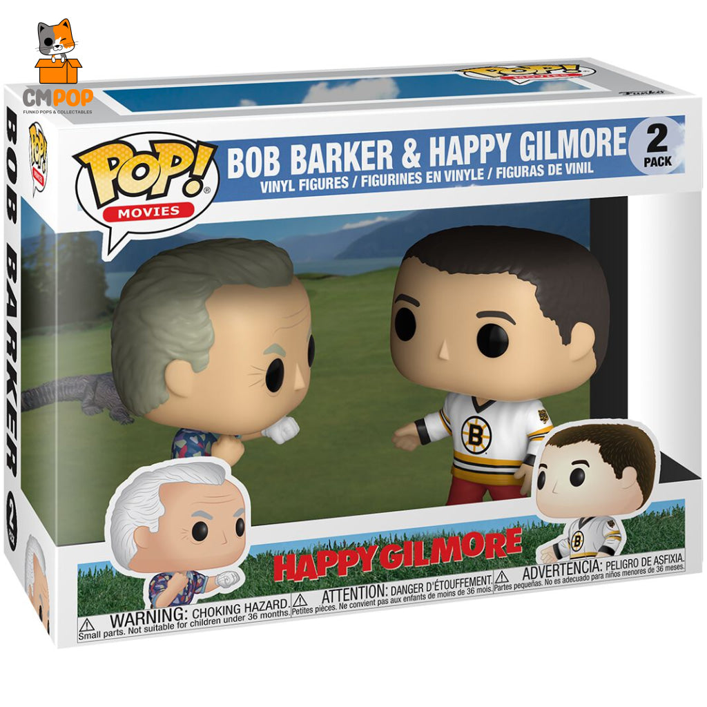 Bob Barker & Happy Gilmore - 2 Pack Movies Funko Pop