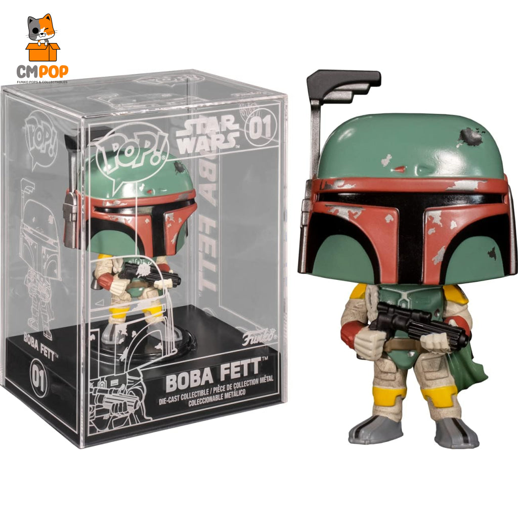 Boba Fett - #01 Funko Pop! Die-Cast Star Wars Pop