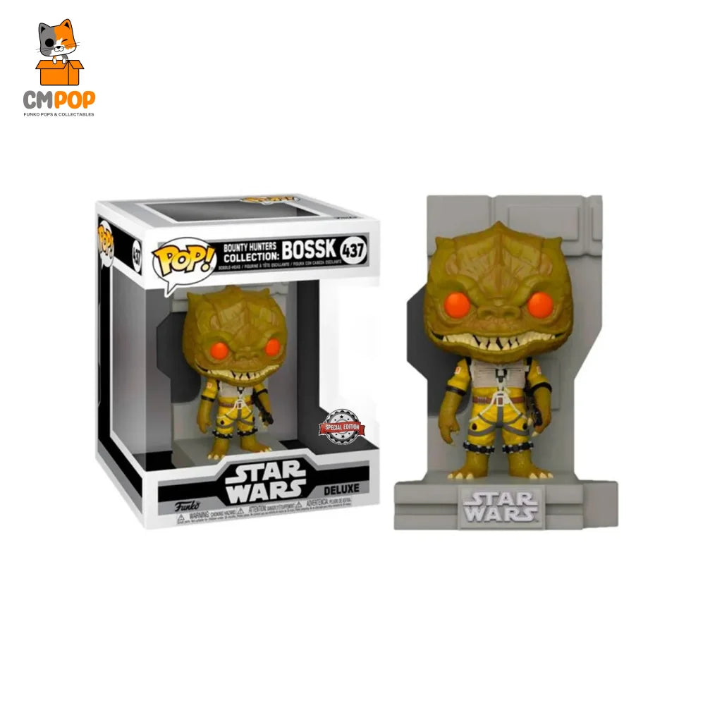 Bounty Hunters Collection: Bossk - #437 Funko Pop! Star Wars Deluxe Special Edition Pop