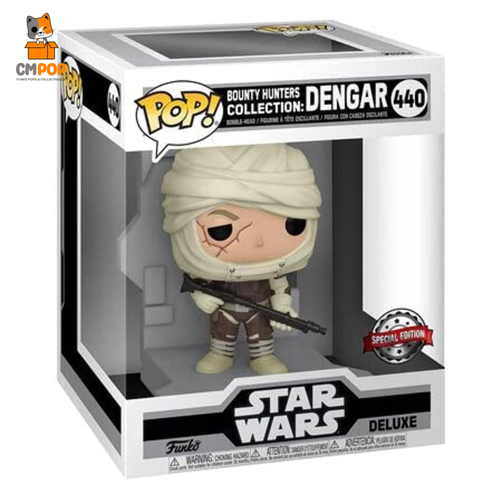 Bounty Hunters Collection: Dengar - #440 Funko Pop! Star Wars Deluxe Special Edition Pop