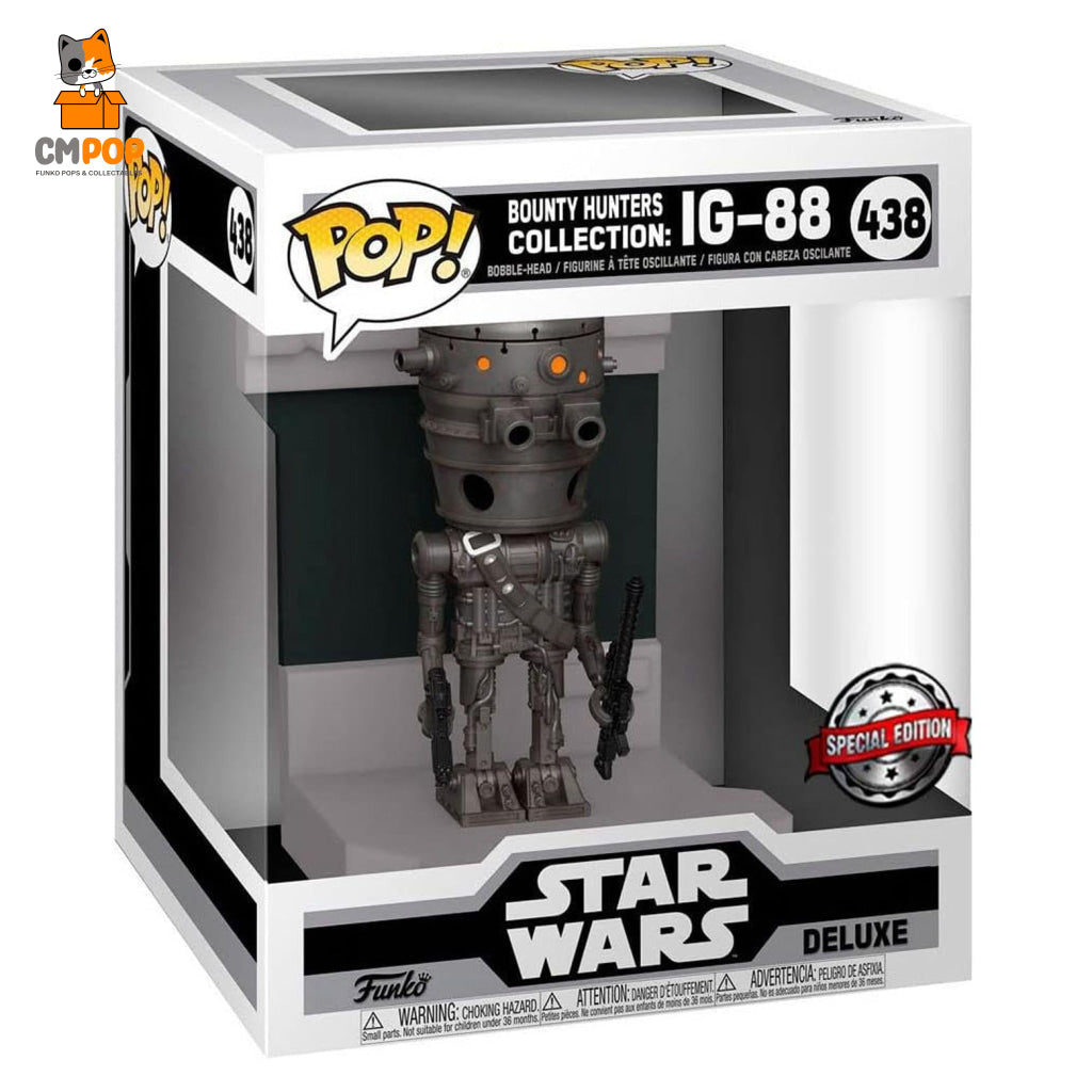 Bounty Hunters Collection: Ig-88 - #438 Funko Pop! Star Wars Deluxe Special Edition Pop