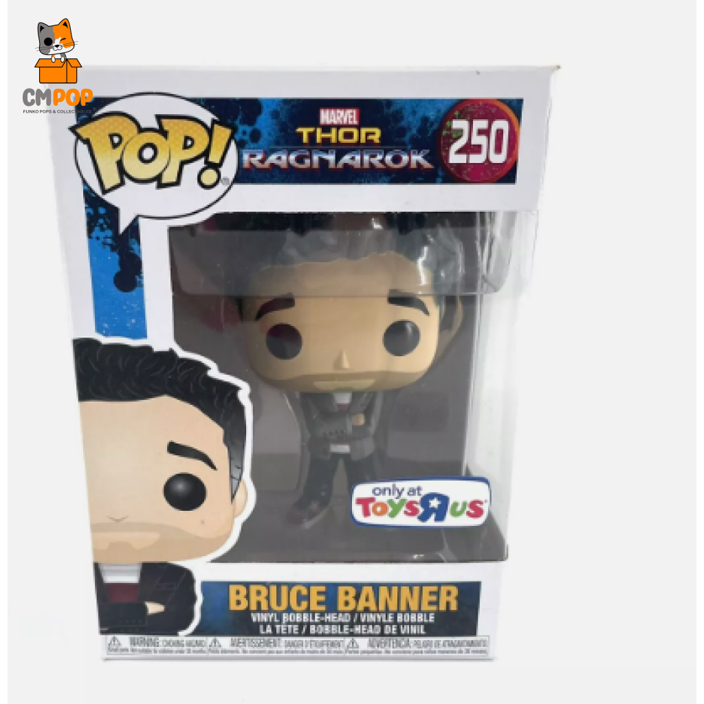 Bruce Banner - #250 Funko Pop! Marvel Thor Ragnarok Toys R Us Exclusive Pop