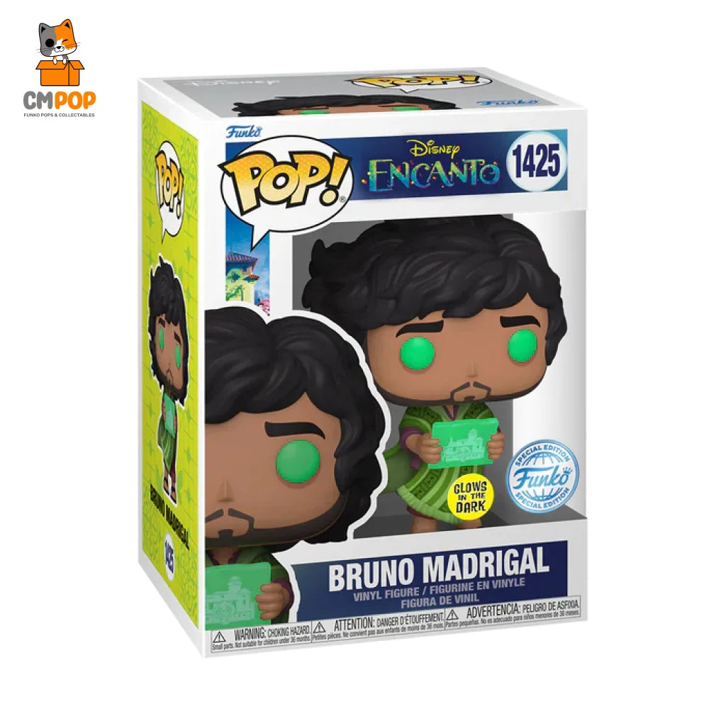 Bruno Madrigal - #1425 Funko Pop! Disney Encanto Gitd Exclusive Pop