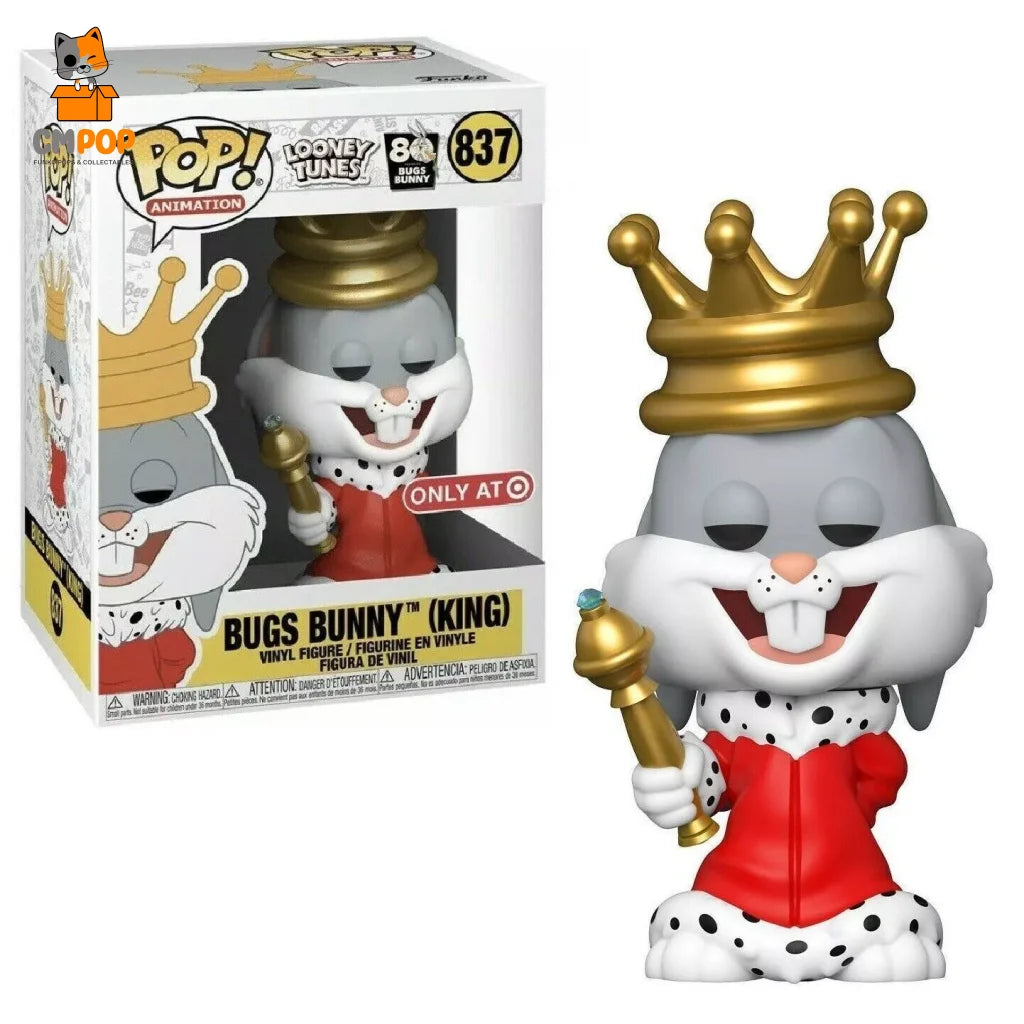 Bugs Bunny (King)- #837 - Funko Pop! Looney Tunes Target Exclusive Pop