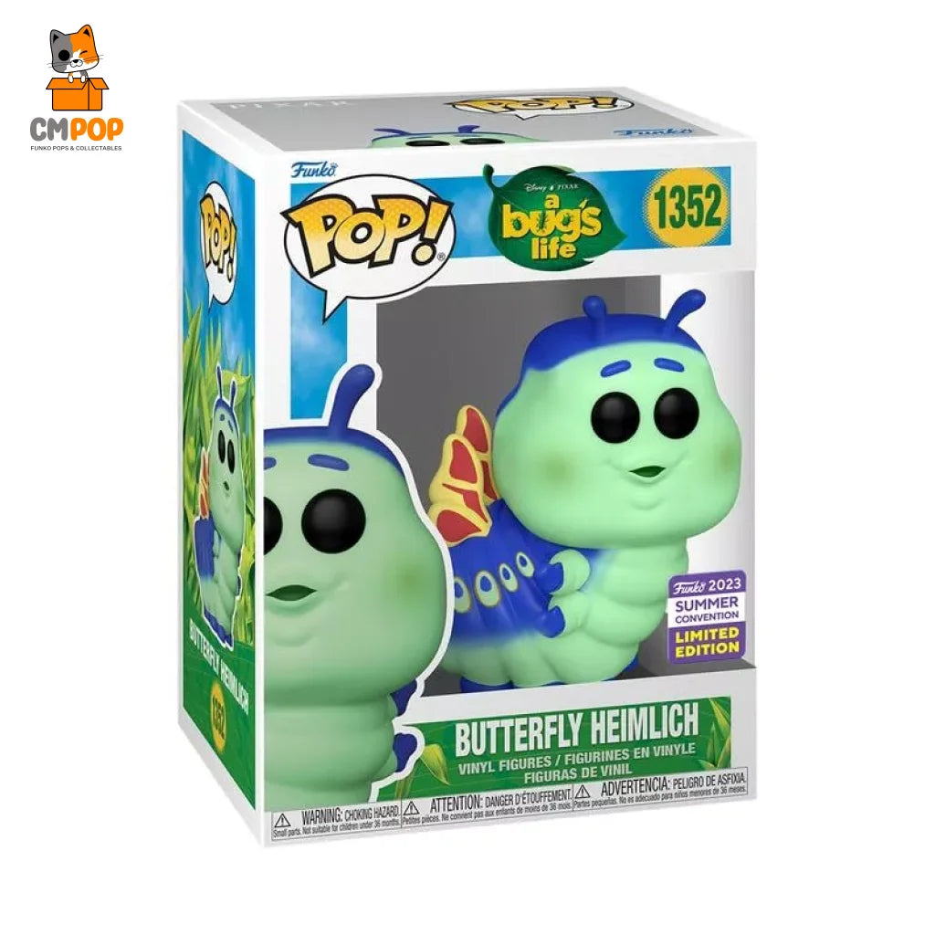 Butterfly Heimlich - #1352 Funko Pop!- Disney A Bugs Life 2023 Summer Convention Limited Edition Pop