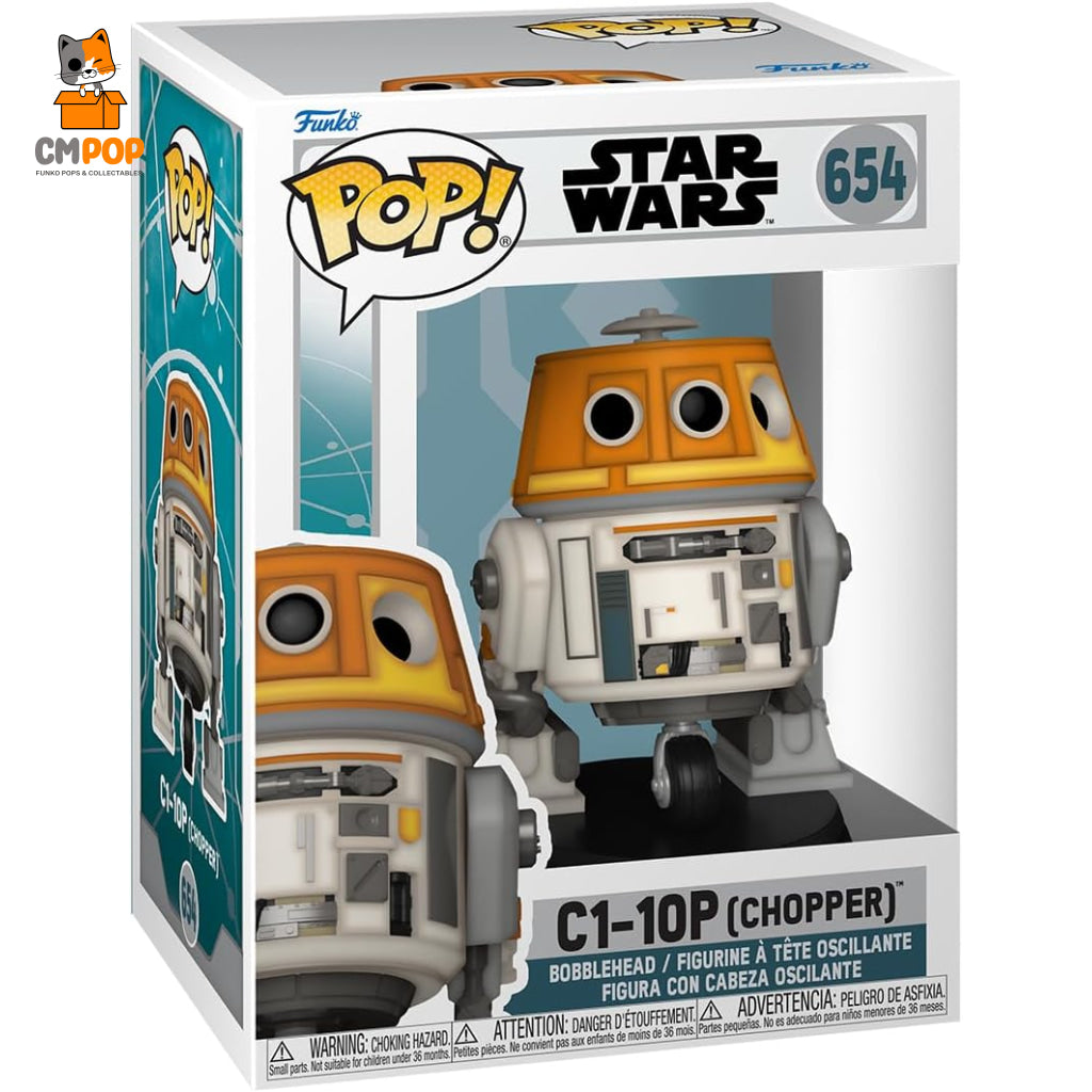 C1-10P - #654- Funko Pop! Star Wars Pop