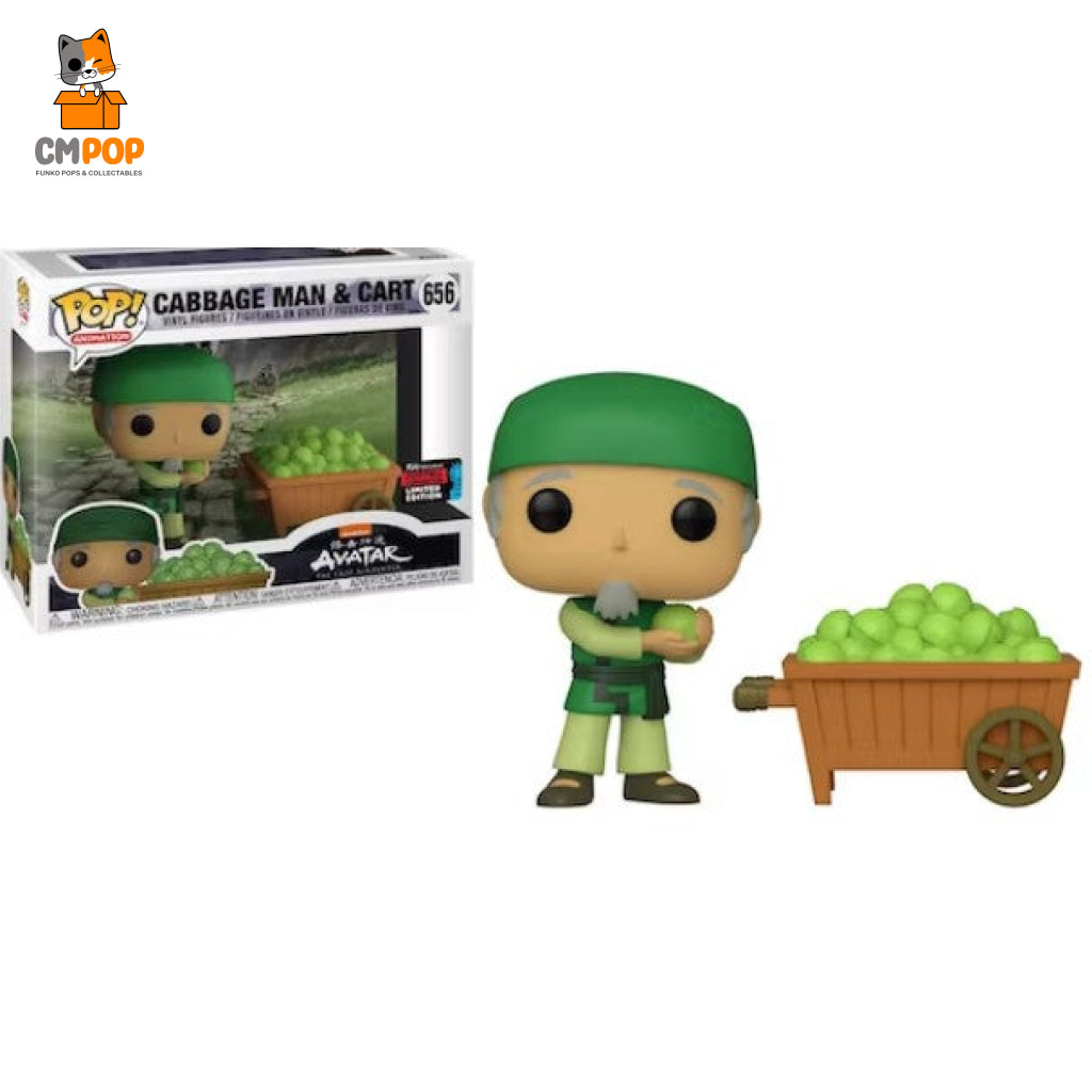 Cabbage Man & Cart #656 - Funko Pop! Animation Avatar The Last Airbender 2019 Fall Convention