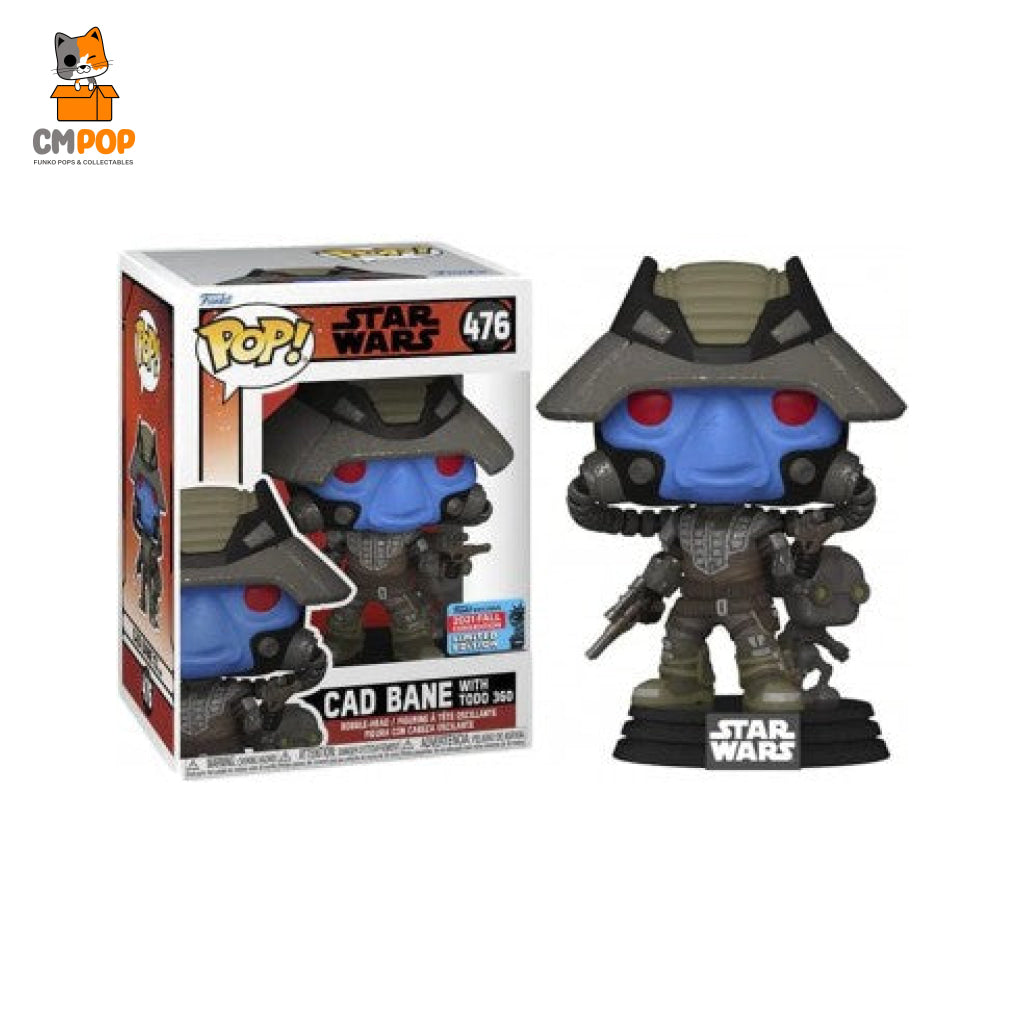 Cad Bane With Todo 360 - #476 Funko Pop! Star Wars 2021 Convention Exclusive Pop