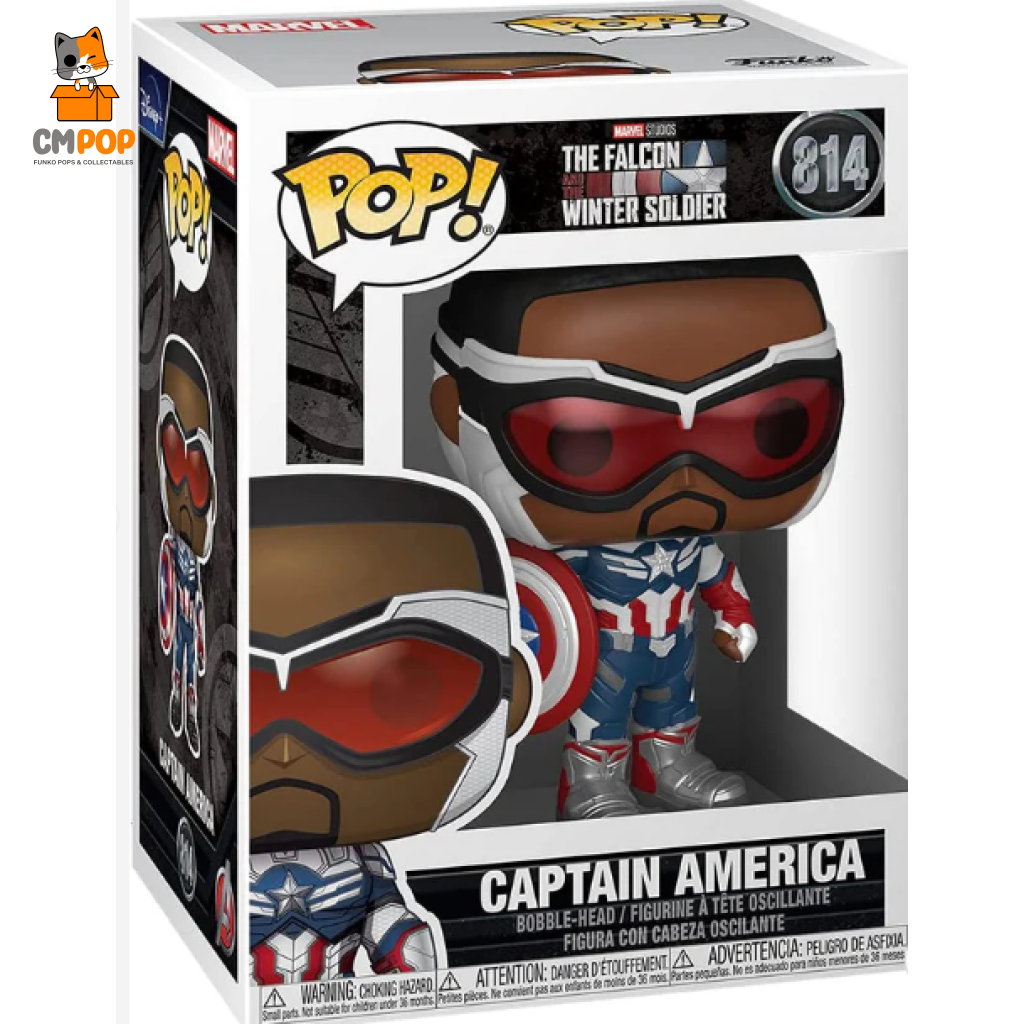 Captain America - #814 Funko Pop! Marvel The Falcon Winter Soldier Pop