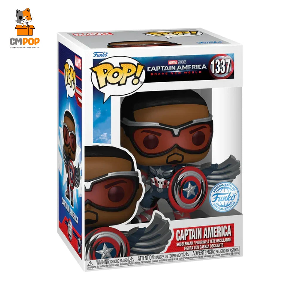 Captain America (Retro) - #1337 Funko Pop! Marvel Brave New World Exclusive