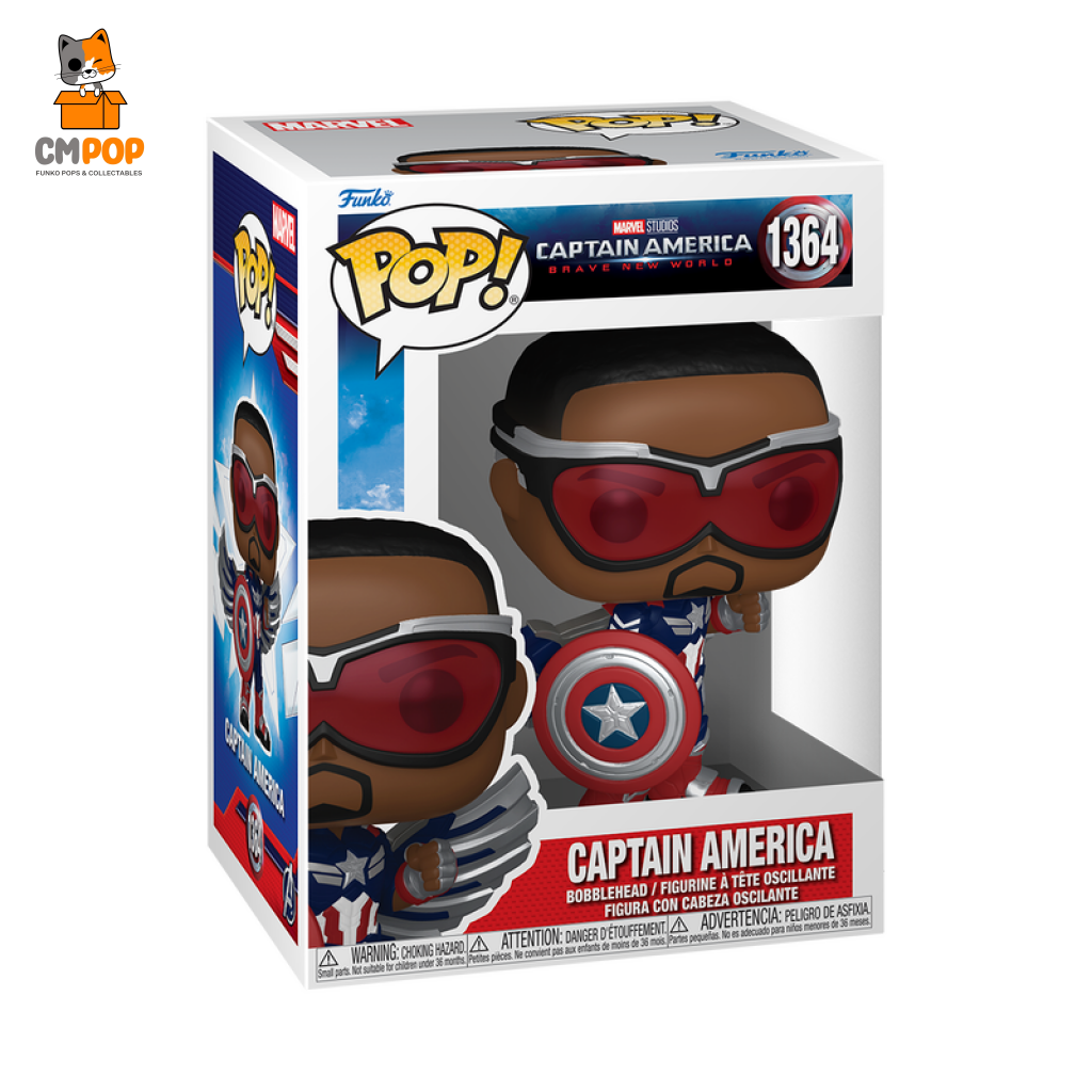 Captain America (Sam Wilson) - #1364 Funko Pop! Marvel Brave New World