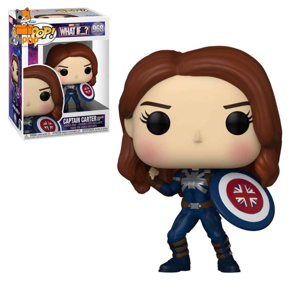 Captain Carter (Stealth Suit) - #968- Funko Pop! Marvel What If...? Pop