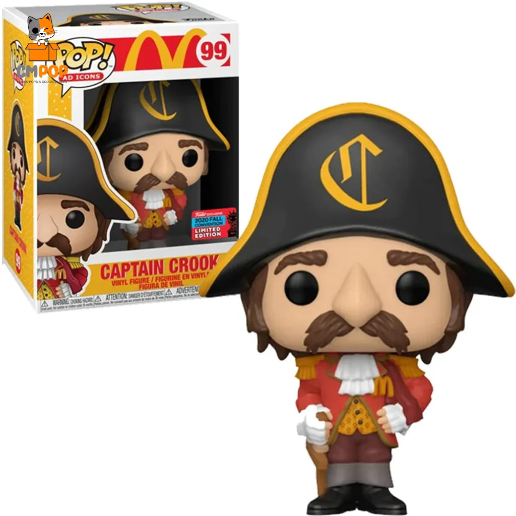 Captain Crook - #99 Funko Pop! Ad Icons 2020 Convention Limited Edition Pop