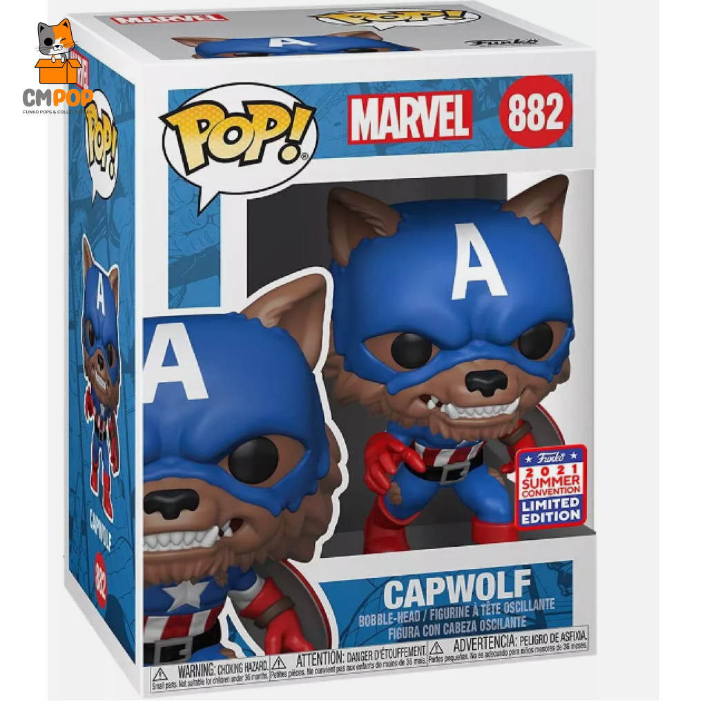 Capwolf - #882 Funko Pop! Marvel 2021 Summer Convention Pop