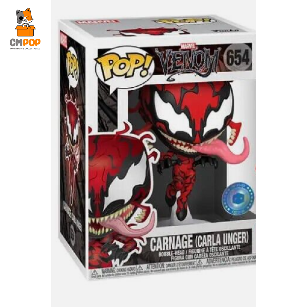 Carnage (Carla Unger) - #654 Funko Pop! Venom Marvel Pop In A Box Exclusive