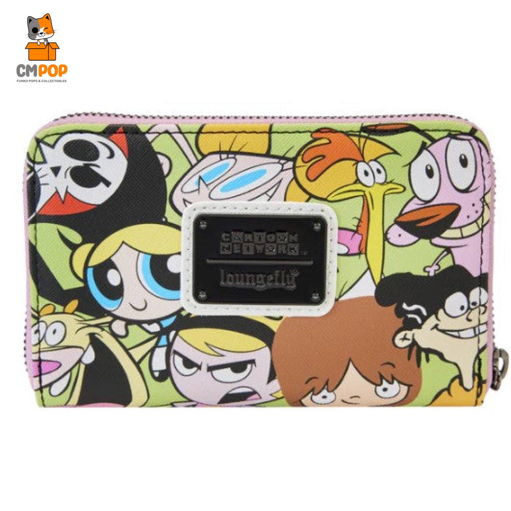 Cartoon Network Retro Collage Zip Around Wallet - Loungefly