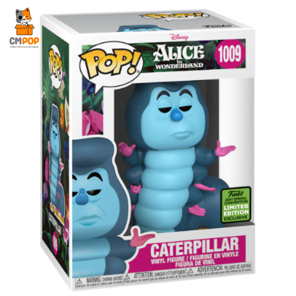 Caterpillar - #1009 Funko Pop! Disney Alice In Wonderland 2021 Spring Con Exclusive Pop